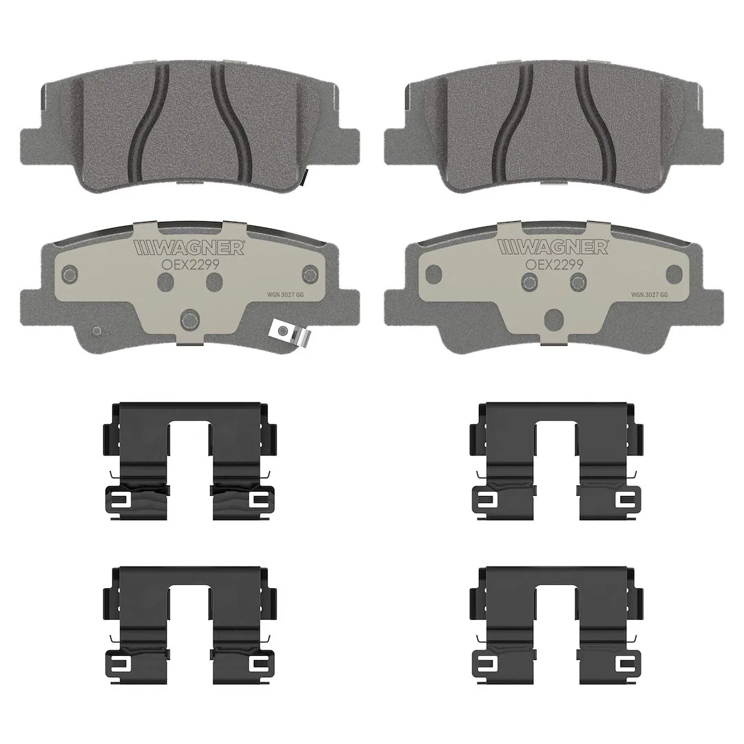 OEX2299 – WAGNER BRAKE Brake Pad, FMSI Number D2299-9535 Ceramic Set Of 4 With Mounting Hardware
